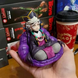 Bandai In Stock Anime Demon Slayer Yaiba Doma Noodle Stopper Figure PVC Model Collection Action Figurine Toy for Christmas Gifts