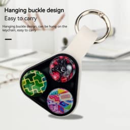 New Hand Spinner Series Elastic Magnet Toy Colorful Decompression Fidget Spinner Toys for Adults Kids Christmas Gifts