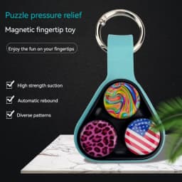 New Hand Spinner Series Elastic Magnet Toy Colorful Decompression Fidget Spinner Toys for Adults Kids Christmas Gifts