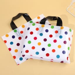 10/20Pcs Polka Dot Gift Bags with Handles for Wedding Birthday Party Favors Christmas New Year Gift Packaging Bag Baby Shower
