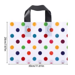 10/20Pcs Polka Dot Gift Bags with Handles for Wedding Birthday Party Favors Christmas New Year Gift Packaging Bag Baby Shower