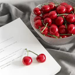20Pcs Artificial Cherry Fake Fruit Model Cake Ornament Christmas Decoration Photography Props Party Decor Home Table DecorCraft