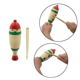 IRIN Wooden Fish Game Orff Percussion Musical Instrument Toddler Music Learning Children's Christmas Gifts Baby Educational