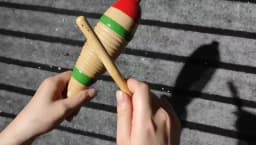 IRIN Wooden Fish Game Orff Percussion Musical Instrument Toddler Music Learning Children's Christmas Gifts Baby Educational
