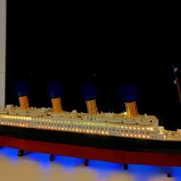 LED Light For 10294 Titanic Building Blocks Lamp Remote Control (Not Include Building Blocks) Birthday Christmas Gift
