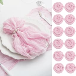 6-102pcs Cheesecloth Napkins Wedding Gauze Napkins Xmas New Year Decoration Dinner Birthday Home Party Christmas Table Decor