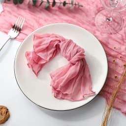 6-102pcs Cheesecloth Napkins Wedding Gauze Napkins Xmas New Year Decoration Dinner Birthday Home Party Christmas Table Decor