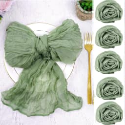 6-102pcs Cheesecloth Napkins Wedding Gauze Napkins Xmas New Year Decoration Dinner Birthday Home Party Christmas Table Decor