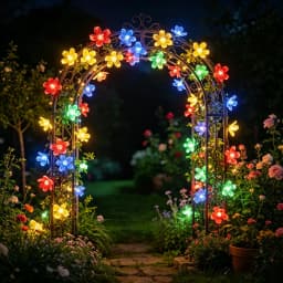 LED Solar String Lights Cherry Blossom Garland Lights Outdoor Solar Garden Patio Decor Lights Christmas Wedding Party Decoration