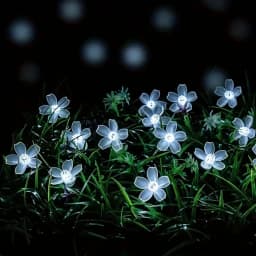 LED Solar String Lights Cherry Blossom Garland Lights Outdoor Solar Garden Patio Decor Lights Christmas Wedding Party Decoration