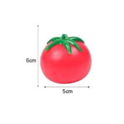 Tomato Squishy Stress Ball Soft Fidget Sensory Toy for ADHD Autism Slow Rebound Squeeze Toy for Adults Kids Christmas Gift
