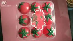 Tomato Squishy Stress Ball Soft Fidget Sensory Toy for ADHD Autism Slow Rebound Squeeze Toy for Adults Kids Christmas Gift