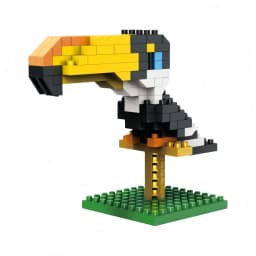 3D Mini Zoo Micro Building Blocks—Easy Assembly for Kids,Handheld Animals Toy,Puzzle Gift,Christmas Party Favor/Birthday Present
