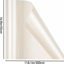 1roll White Matte Wrapping Paper Gift Wrapping Paper Pearlescent Milky White Packaging Birthday Wrapping Paper,Christmas Decorat