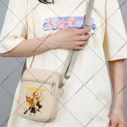 Demon Slayer Shoulder Bags Cartoon Anime Pattern Printed Crossbody Bag Boys Girls Fashion Wallets Christmas Birthday Party Gift