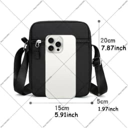 Demon Slayer Shoulder Bags Cartoon Anime Pattern Printed Crossbody Bag Boys Girls Fashion Wallets Christmas Birthday Party Gift