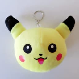 Cute Pokemon Pikachu Plush Keychain 10cm Soft Stuffed Animal Pendant Key Ring Toy Christmas Birthday Gift