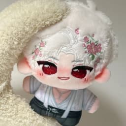 Flower Series Love & Deepspace Plush Keychain Cute Cartoon Hanging Pendant Bag Charm Desk Ornaments Fans Birthday Christmas Gift