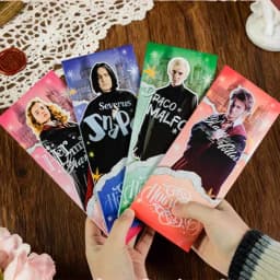 Genuine Harry Potter Commemorative Ticket Holder Set Hogwarts Theme Postcards Stickers Bookmark Sticky Notes Set Christmas Gift