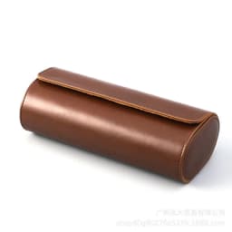 Watch Roll Travel Case 1/2/3-Slot Portable Vintage Leather Watch Display Case Storage Box Watch Organizers Men Christmas Gift