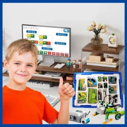 NEW WeDo 2.0 Core Set Robotics STEM Boxed Kit Compatible with 45300 We-Do Building Blocks DIY Educational Toys Christmas Gifts