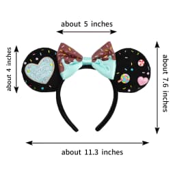 Cartoon Fashion Mouse Ear Headband New Holiday Party Christmas Snowman Headdress Cosplay for Adults Kids DIY Hair Accessories
