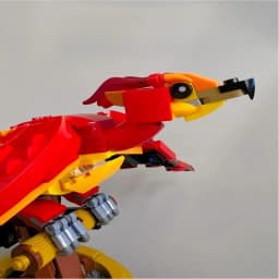 Magic World Fire Phoenix Building Blocks Sets Suitable for Christmas Gifts Compatible with Legoed Particles,597pcs.