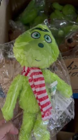 New sell Green Shaggy Anime Figures Perfect Christmas Decoration Green Haired Monster Figurine Plush Doll Kid Birthday Toy Gifts