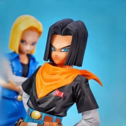 24CM Anime Dragon Ball Z Android 17 18 Figure Android 18 PVC Action Figures Collection Model Toys for Children Christmas Gifts