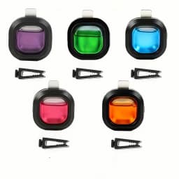 5-Piece Set of Car Air Fresheners with Random Colors, Car Fragrance Diffusers, High-End Scents for Car Air Vents, Long-Lasting Fragrance for the Car Interior, Easy to Install and Compact, Christmas and Halloween Gifts