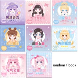 DIY Facial Sticker Book, with Stylish Doll Design - Dress-Up Game Sticker Set, Includes Reusable Stickers for Creative Fun, Beautiful Facial Art, and Interactive Activities - Perfect as Party Favors or Gifts for New Year, Birthday, and Christmas