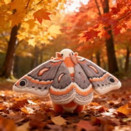 Hyalophora Cecropia Plush Toy Lifelike The Cecropia Moth Stuffed Animals Insect Enthusiasts Kids Christmas Gifts Home Decor