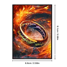 66X91mm 60-120PCS Art Standard Size Anime Card Sleeves MGT/TCG Game Top Loading Board Game Trading Card Protector Christmas Gift