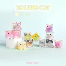 Stackable Blocks Cat Fun Shake Night Light Trendy Blind Box Creative Gift Ornament Atmosphere Light Christmas Trendy Toy