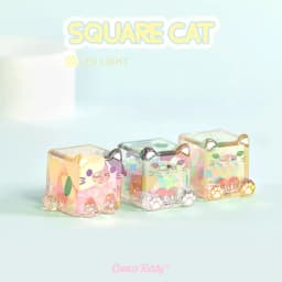 Stackable Blocks Cat Fun Shake Night Light Trendy Blind Box Creative Gift Ornament Atmosphere Light Christmas Trendy Toy