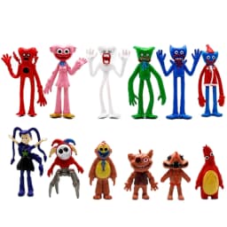 New 5sets Prototype Gibiet Chum Chompkins Horror Game 5 Figure Model Cute Anime Peripherals Toy Birthday Halloween Christmas Toy
