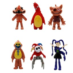 New 5sets Prototype Gibiet Chum Chompkins Horror Game 5 Figure Model Cute Anime Peripherals Toy Birthday Halloween Christmas Toy