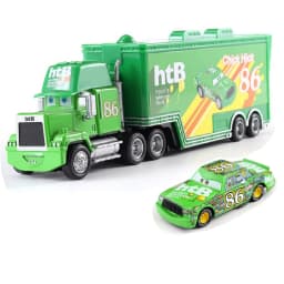 Pixar Cars 3 Green Frank Harvester Storm Jackson Cartoon Model Toys Vehicle Birthday Gift Children's Christmas Gifts Toys