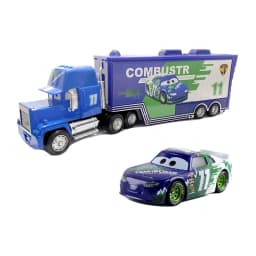Pixar Cars 3 Green Frank Harvester Storm Jackson Cartoon Model Toys Vehicle Birthday Gift Children's Christmas Gifts Toys