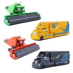 Pixar Cars 3 Green Frank Harvester Storm Jackson Cartoon Model Toys Vehicle Birthday Gift Children's Christmas Gifts Toys