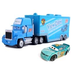 Pixar Cars 3 Green Frank Harvester Storm Jackson Cartoon Model Toys Vehicle Birthday Gift Children's Christmas Gifts Toys