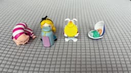 Cartoon Figures Alice In Wonderland Cheshire Cat Baby Oysters Alice Capsule Ornaments Collection Model Toys Kids Christmas Gift