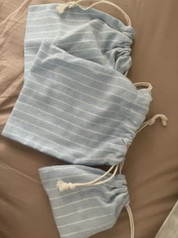 Cotton Drawstring Bags for Wedding Christmas Gift DIY Package Small Drawstring Pouches Home Dustproof Storage Case
