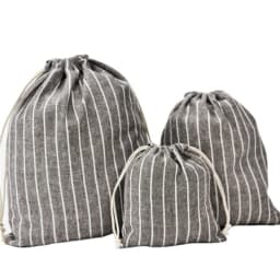 Cotton Drawstring Bags for Wedding Christmas Gift DIY Package Small Drawstring Pouches Home Dustproof Storage Case