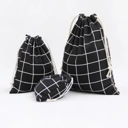 Cotton Drawstring Bags for Wedding Christmas Gift DIY Package Small Drawstring Pouches Home Dustproof Storage Case