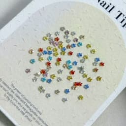 Mini 3mm Star Zircon Nail Flat Bottom Sparkling Zircon Christmas Pentagram Nail Decoration Accessories