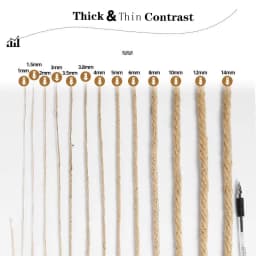 1mm-14mm Natural Jute Rope Cord Twine Ribbon Craft DIY Wedding Jute String Thread Handmade Sewing Party Christmas Home Decortion