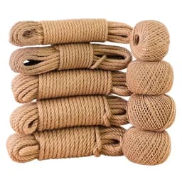 1mm-14mm Natural Jute Rope Cord Twine Ribbon Craft DIY Wedding Jute String Thread Handmade Sewing Party Christmas Home Decortion