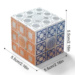 ZIINA STAR Cloud 3x3 (Glow in the Dark), 3x3 UV Glow in the Dark Cube - 3x3x3 Speed Puzzle Cube, Christmas/Halloween Gifts