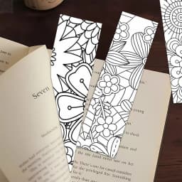 32pcs, Coloring Flower Bookmarks, Suitable for Back-to-School Season, Christmas, Halloween, Teachers, Readers, and Birthdays.